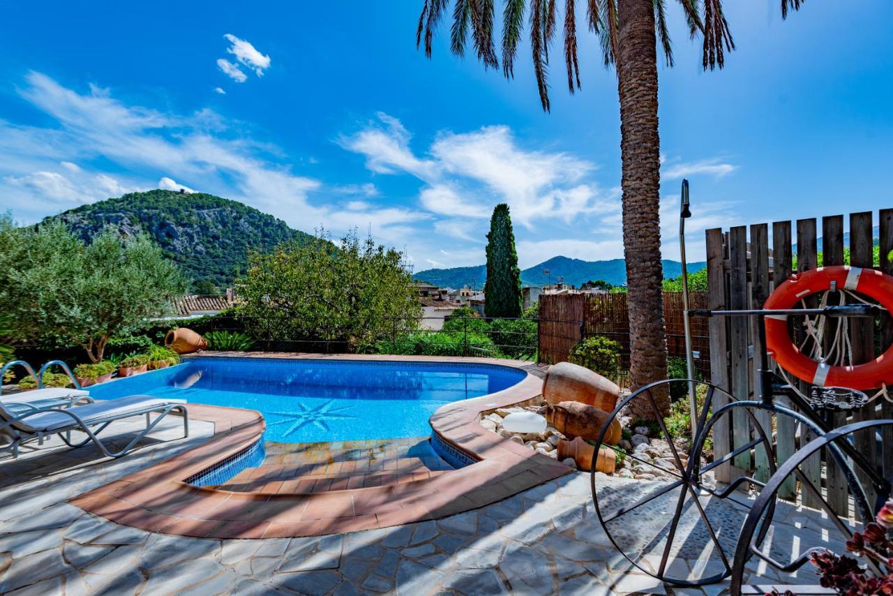 Villa In Center Of Pollensa With Pool And Jacuzzi Eksteriør billede